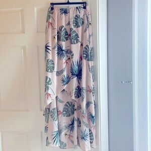 Strapless high lo dress sz L